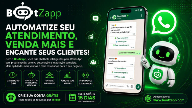 BootZapp: Automatize seu Atendimento no WhatsApp com Inteligência Artificial